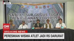 VIDEO: Peresmian Wisma Atlet Jadi RS Darurat & Rumah Isolasi
