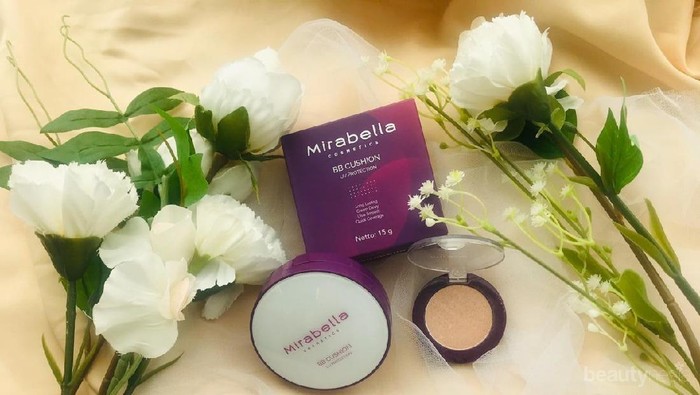 Less Effort Beauty Look dengan Mirabella BB Cushion dan Highlighter