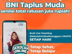 Belajar di Rumah, BNI dan Ruangguru Siapkan Hadiah Ratusan Juta