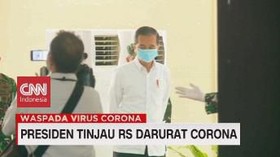 VIDEO: Presiden Jokowi Tinjau RS Darurat Corona