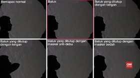 VIDEO: Melihat Penyebaran Batuk saat Bermasker dan Tidak