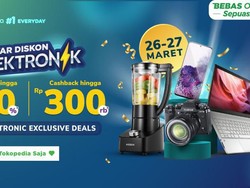 Siap-siap! Beli Barang Elektronik di Tokopedia Ada Diskon hingga 80%