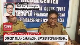 VIDEO: Corona Telah Capai Aceh, Satu PDP Meninggal