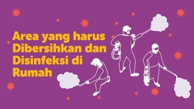 INFOGRAFIS: Area yang Wajib Didisinfeksi untuk Cegah Corona