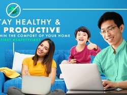 Kampanye #HealthyFirst First Media Dukung Work From Home