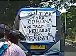 Antara Tetap di Rumah atau Bekerja, Dilema Sopir saat Pandemi Corona