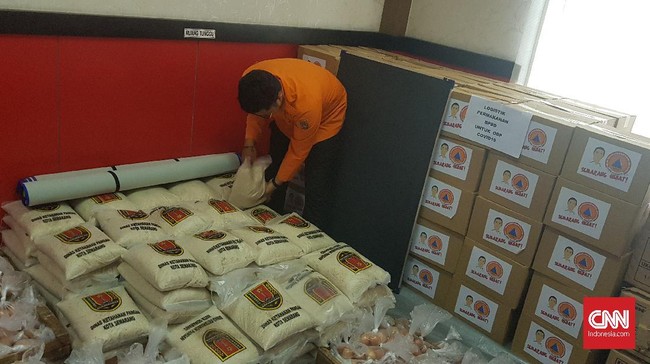 Wali Kota Semarang menyatakan bantuan logistik makanan itu akan diberikan kepada ODP yang melakukan karantina diri lewat kecamatan masing-masing.