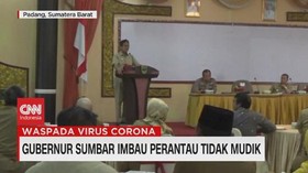 VIDEO: Gubernur Sumbar Imbau Perantau Tidak Mudik