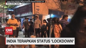 VIDEO: India Terapkan Status 'Lockdown'