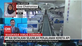 VIDEO: PT KAI Batalkan Sejumlah Perjalanan Kereta Api