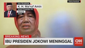 VIDEO: Maruf: Ibunda Jokowi Berperan Besar Dalam Karir Jokowi