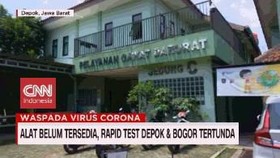 VIDEO: Alat Belum Tersedia, Rapid Test Depok & Bogor Tertunda