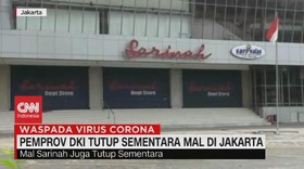 VIDEO: Pemprov DKI Tutup Sementara Mal di Jakarta