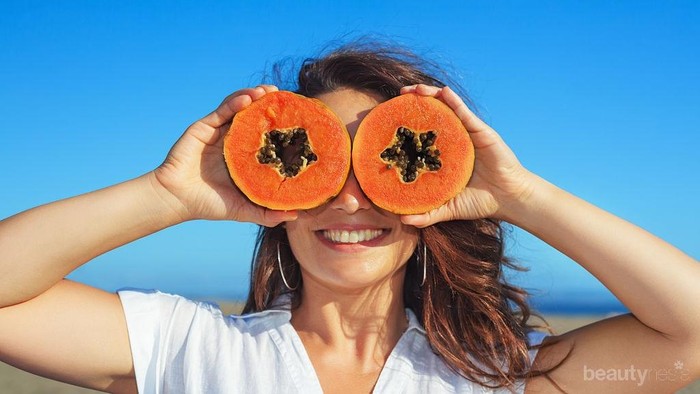 Bukan Cuma Memperlancar BAB, Pepaya Bisa Juga Bikin Kulit Wajah Mulus