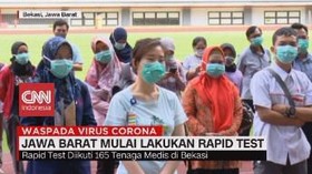 VIDEO: Jawa Barat Mulai Lakukan Rapid Test