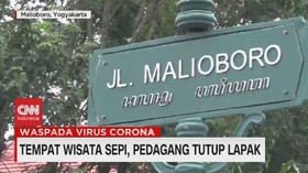 VIDEO: Dampak Wabah Corona, Malioboro Sepi