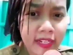 Bu Pol PP Ngapak Pengingat di Rumah Aja Saat Corona Ternyata Petinju