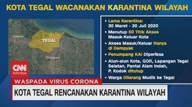 VIDEO: Rencana Tutup Kota, Wali Kota Tegal Pasang Beton