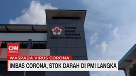 VIDEO: Imbas Corona, Stok Darah di PMI Langka