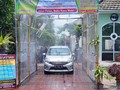 Waspada Corona, Warga Patungan Buat Gerbang Sterilisasi Mobil