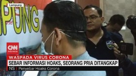 VIDEO: Sebar Informasi Hoaks, Seorang Pria Ditangkap