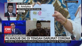 VIDEO: Pilwagub DKI di Tengah Darurat Corona