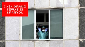VIDEO: Dalam Sehari 738 Orang Mati di Spanyol Akibat Covid-19