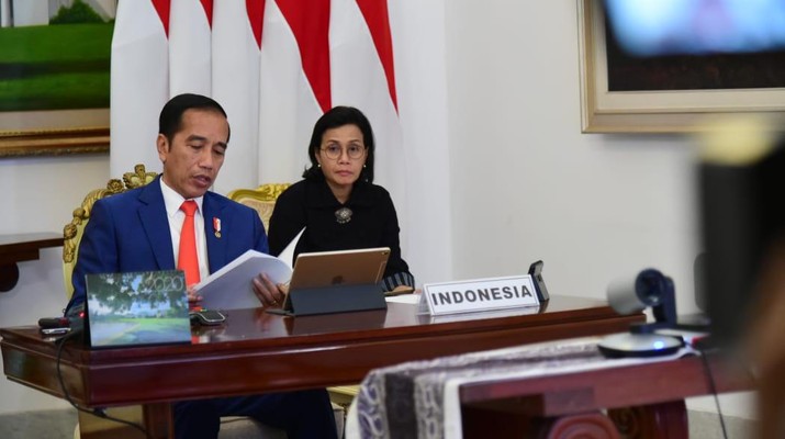 Saat Sri Mulyani Terharu dengan Jokowi: Kami Bangga, Pak!