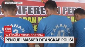 VIDEO: Pencuri Masker Ditangkap Polisi