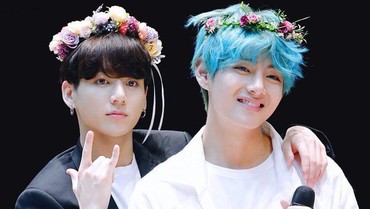V BTS Usap Perut Sixpack Milik Jungkook Bikin ARMY Geger