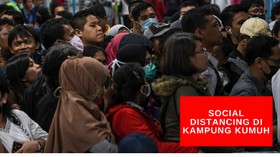 VIDEO: Sulitnya Social Distancing di Permukiman Kumuh