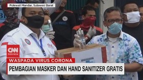 VIDEO: Pemuda & Buruh Bagikan Masker & Hand Sanitizer Gratis
