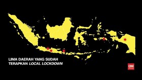 VIDEO: Lima Daerah yang Terapkan 'Lockdown' Lokal