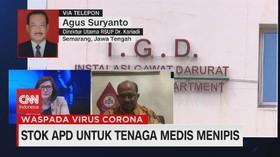 VIDEO: Stok APD untuk Tenaga Medis Menipis (3/3)