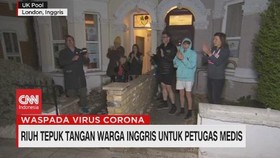 VIDEO: Riuh Tepuk Tangan Warga Inggris Untuk Petugas Medis
