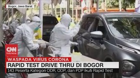 VIDEO: Rapid Test 'Drive Thru' di Bogor