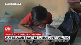 VIDEO: Jam Belajar Siswa di Rumah Diperpanjang