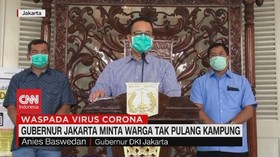 VIDEO: Anies Minta Warga Tak Pulang Kampung
