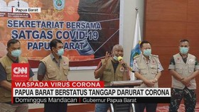 VIDEO: Papua Barat Berstatus Tanggap Darurat Corona