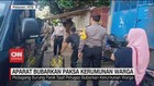 VIDEO: Aparat Bubarkan Paksa Kerumunan Warga
