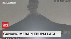 VIDEO: Merapi Erupsi Lagi, Hujan Abu Landa Magelang