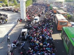 Lockdown Total di India Berujung Kacau