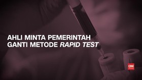 VIDEO: Ahli Sarankan Rapid Test Sampel Darah Diganti PCR