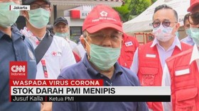 VIDEO: Stok Darah PMI Menipis