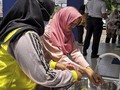 Corona, BPJS Kesehatan Lubuklinggau Sedia Tempat Cuci Tangan