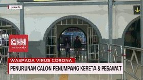 VIDEO: Penurunan Calon Penumpang Kereta & Pesawat