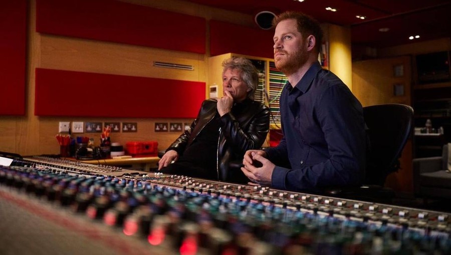 Lagu Unbroken, kolaborasi antara Pangeran Harry dan Jon Bon Jovi, resmi rilis.