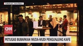 VIDEO: Petugas Bubakan Muda-mudi Pengunjung Kafe