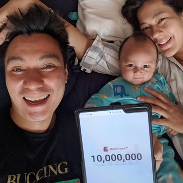 Baim Wong Unggah Foto Muka Bantal, Ekspresi Kiano Wong Jadi Sorotan