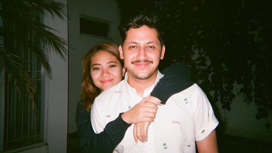 Keenan Pearce dan sang istri Keenan Pearce dan sang istri